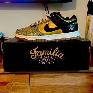 Nike Dunk Low Black - Gold - Khaki Limited/Special Edition Dia De Los Muertos